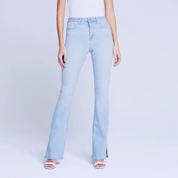 L'AGENCE Abilene High Rise Baby Bootcut Jeans in Aster, NWT - Picture 3 of 5